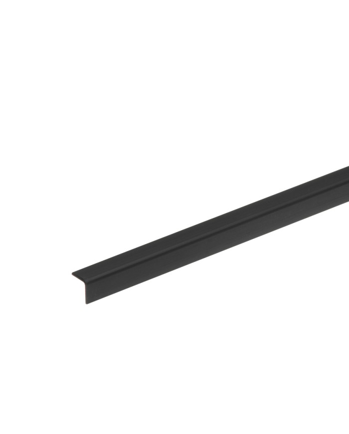 Kątownik PVC 10x10x1,1mm 2,75m Czarny RAL 9005 - Kształtownik