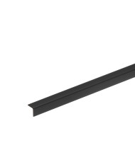 Kątownik PVC 10x10x1,1mm 2,75m Czarny RAL 9005 - Kształtownik
