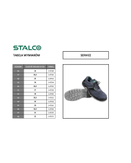 Półbut roboczy "Service" rozmiar 46 - wygoda i bezpieczeństwo