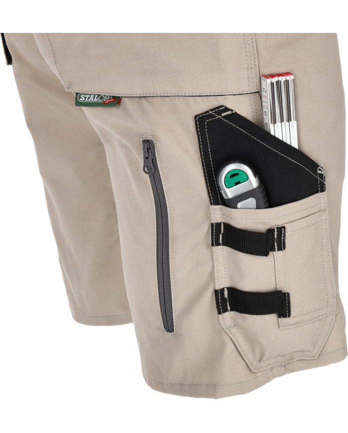 Spodnie robocze szorty piaskowe LS-52 - Wygoda i styl w pracy