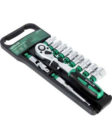 Nasadki i grzechotka 12 elem. - Wysoka jakość i trwałość