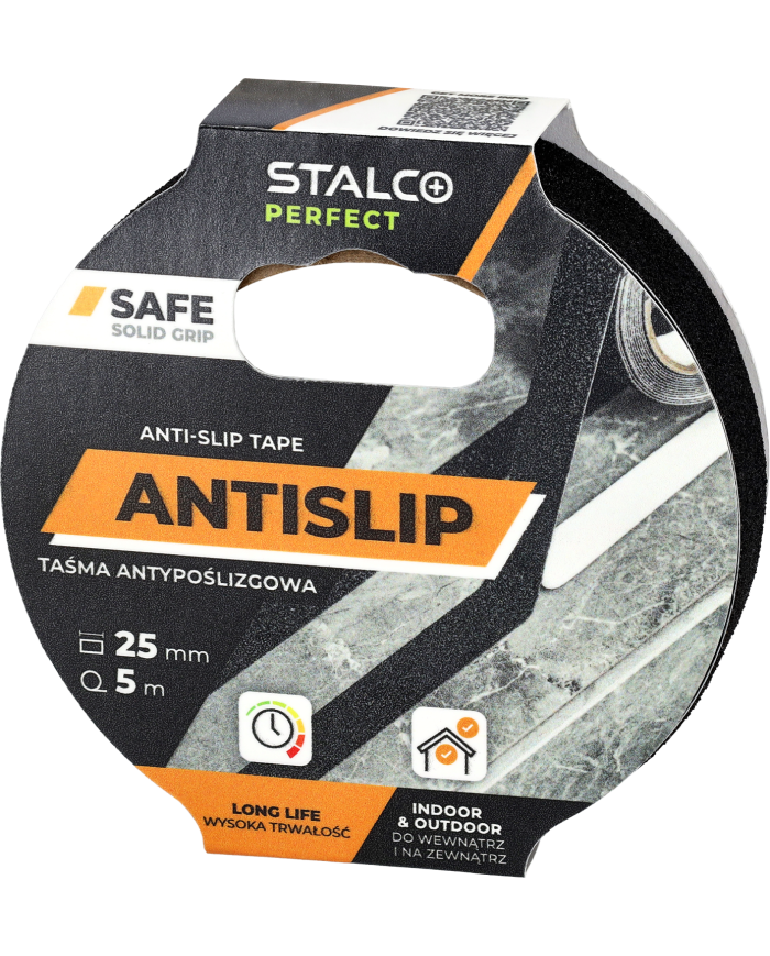 Taśma antypoślizgowa 25mm x 5m - Bezpieczne i trwałe rozwiązanie
