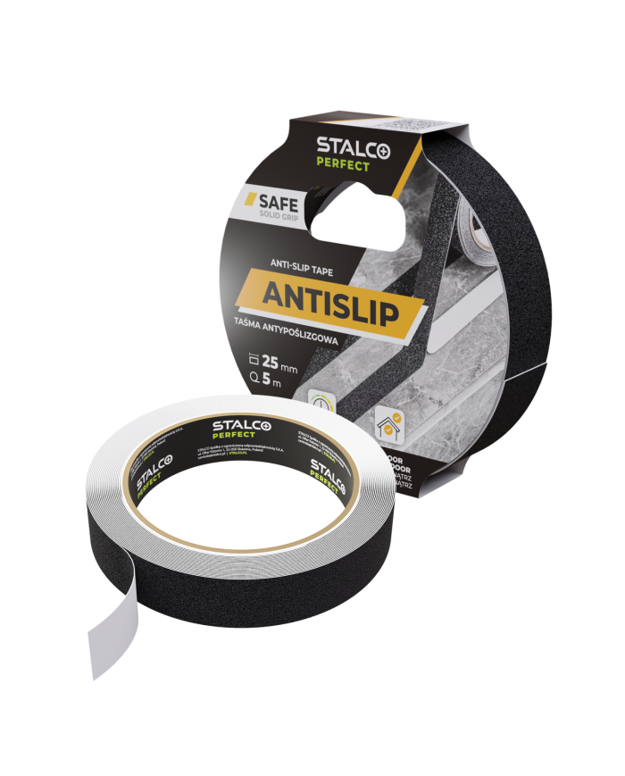 Taśma antypoślizgowa 25mm x 5m - Bezpieczne i trwałe rozwiązanie