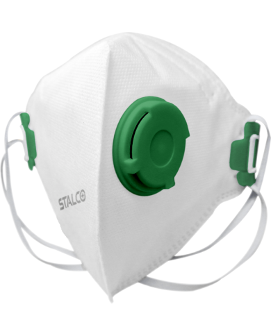 Półmaska FFP2 z zaworkiem - Skuteczna ochrona i komfort