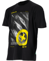 T-shirt męski BONO STINGER czarny - rozmiar L, modny styl