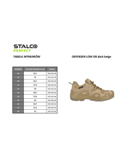 Półbuty DEFENDER LOW OB ciemny beż roz. 42 - Komfort i styl