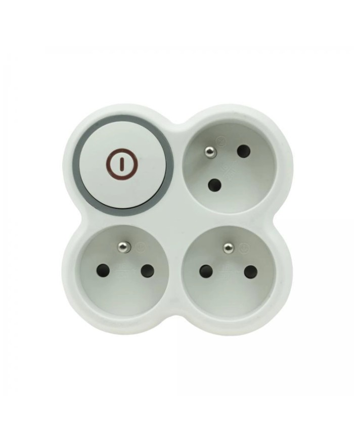 Rozgałęźnik wtyczkowy trzykrotny z włącznikiem - Sklep Online