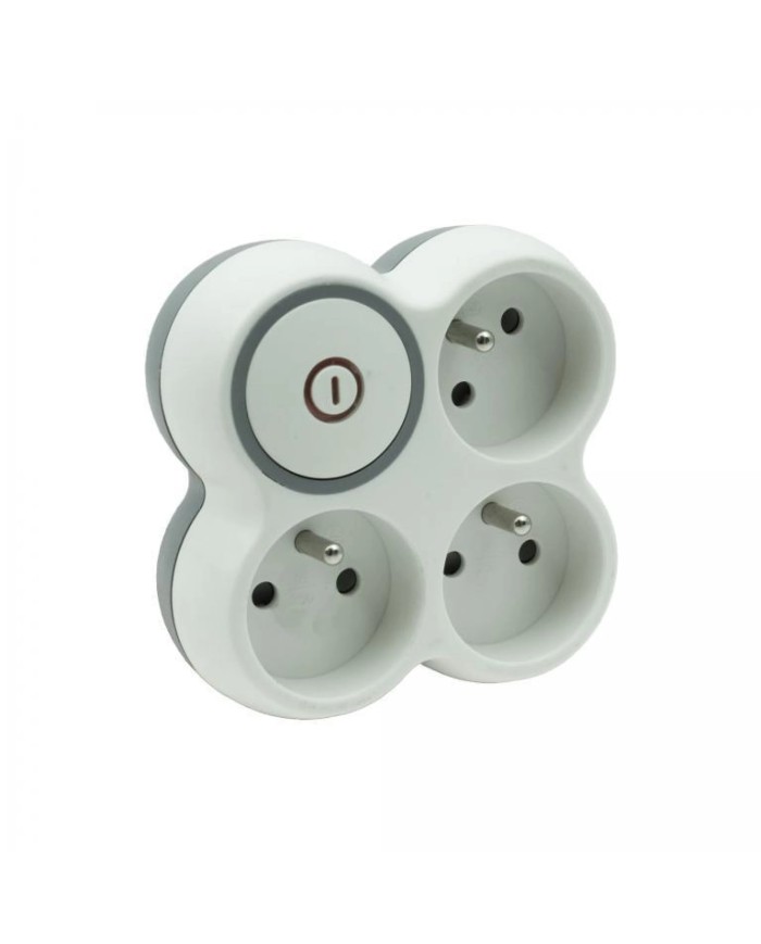 Rozgałęźnik wtyczkowy trzykrotny z włącznikiem - Sklep Online