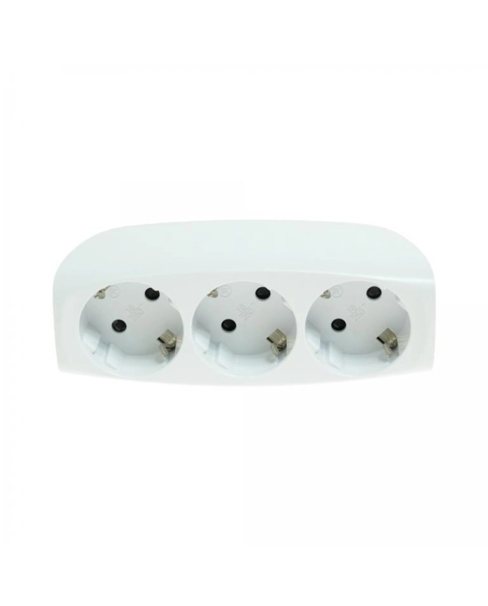 Rozgałęźnik potrójny z uziemieniem Schuko - Bezpieczeństwo i wygoda