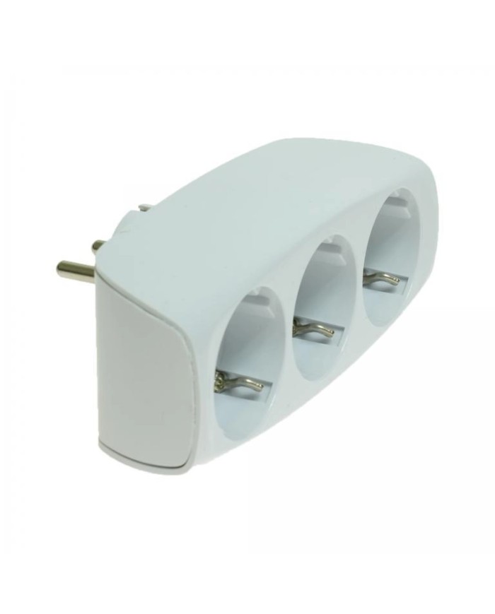 Rozgałęźnik potrójny z uziemieniem Schuko - Bezpieczeństwo i wygoda