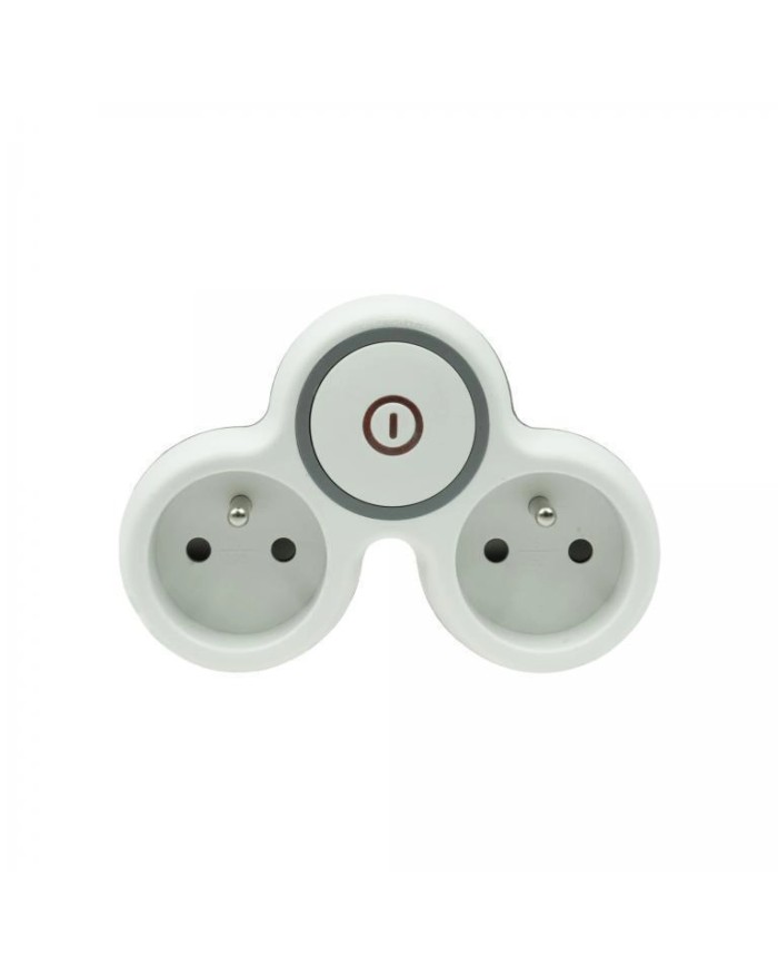 Rozgałęźnik wtyczkowy dwukrotny z włącznikiem - Sklep Online