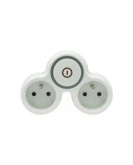 Rozgałęźnik wtyczkowy dwukrotny z włącznikiem - Sklep Online