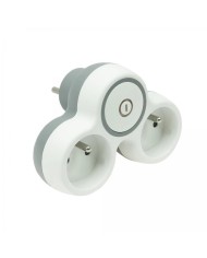 Rozgałęźnik wtyczkowy dwukrotny z włącznikiem - Sklep Online