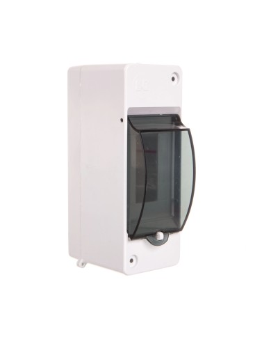 Rozdzielnica modułowa 1x2 IP30 MINI S‑2 z pokrywą dymną Rozdzielnica modułowa 1x2 IP30 MINI S‑2 z pokrywą dymną