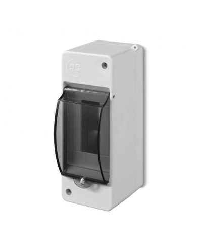 Rozdzielnica modułowa 1x2 IP30 MINI S‑2 z pokrywą dymną Rozdzielnica modułowa 1x2 IP30 MINI S‑2 z pokrywą dymną