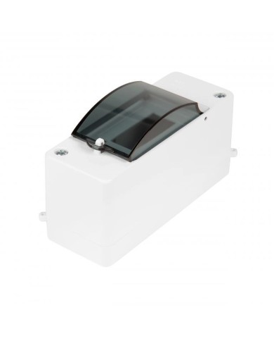 Rozdzielnica modułowa 1x2 IP30 MINI S‑2 z pokrywą dymną Rozdzielnica modułowa 1x2 IP30 MINI S‑2 z pokrywą dymną