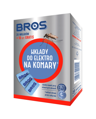 BROS - Wkłady do elektro na komary | Skuteczna ochrona BROS - Wkłady do elektro na komary | Skuteczna ochrona