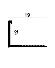 Listwa FLI L 12mm ALU INOX ANODA 2.5m - Wysoka jakość i trwałość
