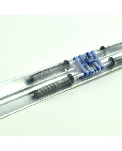 Listwa Borck 30mm ALU srebro 01 - długość 1,8m do wnętrz