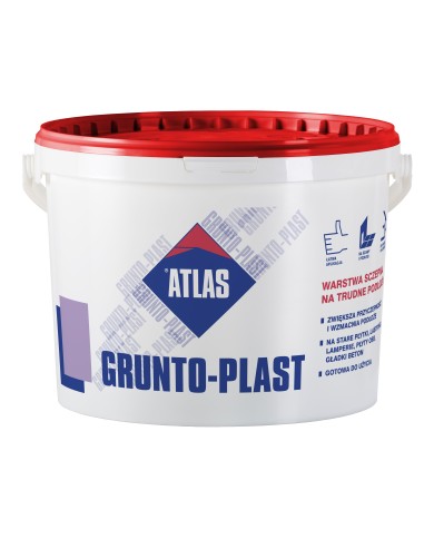 Grunt na trudne podłoża Grunto-Plast 5 kg ATLAS - Wysoka jakość Grunt na trudne podłoża Grunto-Plast 5 kg ATLAS - Wysoka jakość