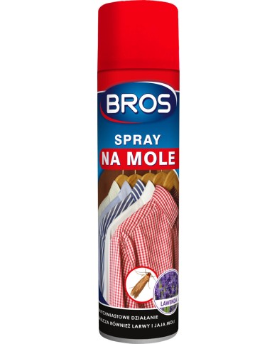 Spray na mole 150 ml BROS - Skuteczna ochrona przed szkodnikami Spray na mole 150 ml BROS - Skuteczna ochrona przed szkodnikami