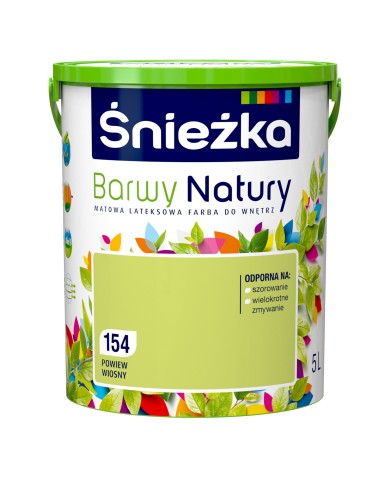 Barwy Natury T Powiew Wiosny 154 - Farba 5L do Twojego Wnętrza Barwy Natury T Powiew Wiosny 154 - Farba 5L do Twojego Wnętrza