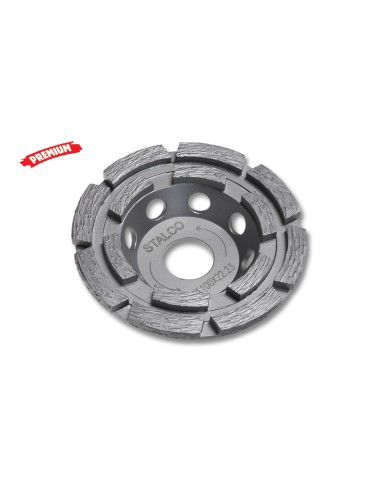 STALCO Tarcza Szlifierska 125/2-Rzędowa Diamentowa S-33112