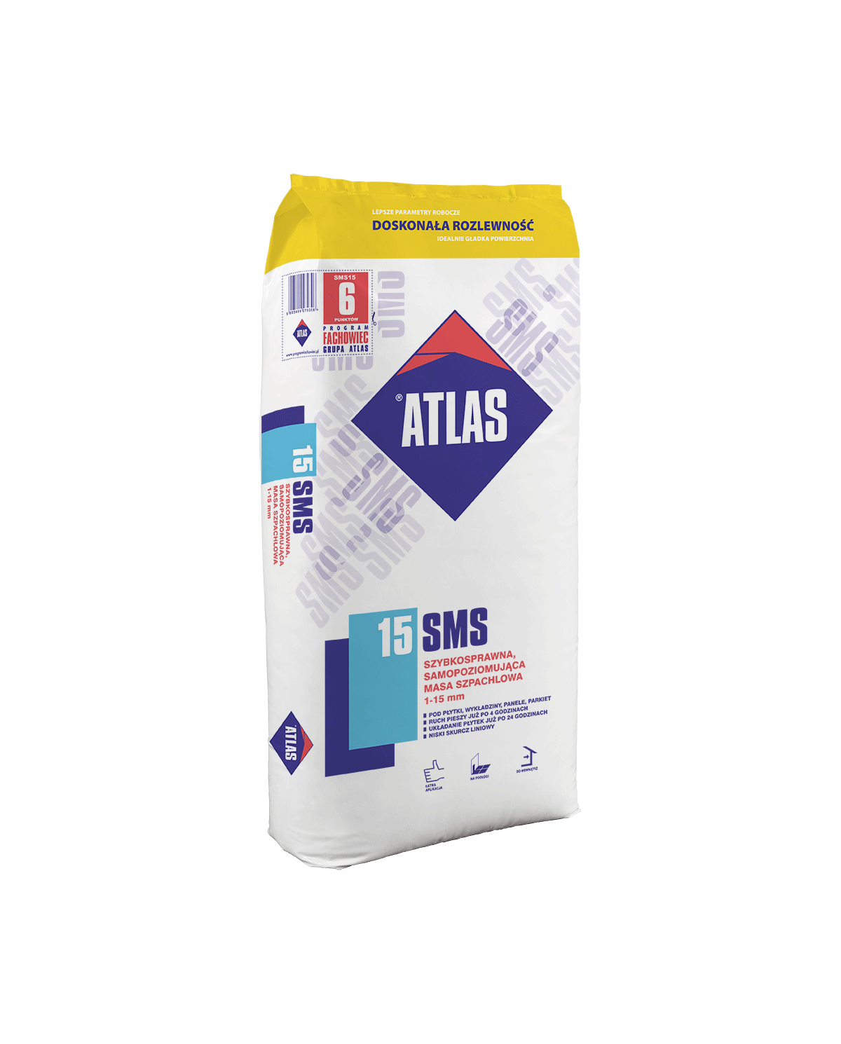 Podkład podłogowy samopoziomujący SMS 15-25 kg ATLAS - Wysoka Jakość