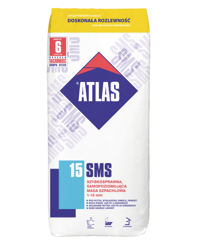 Podkład podłogowy samopoziomujący SMS 15-25 kg ATLAS - Wysoka Jakość Podkład podłogowy samopoziomujący SMS 15-25 kg ATLAS - Wysoka Jakość