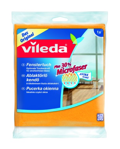 VILEDA ścierka okienna 30% mikrofibra - 30 sztuk w opakowaniu VILEDA ścierka okienna 30% mikrofibra - 30 sztuk w opakowaniu