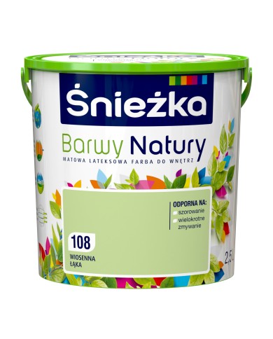 Farba do ścian i sufitów Wiosenna Łąka 2,5 L - ŚNIEŻKA Farba do ścian i sufitów Wiosenna Łąka 2,5 L - ŚNIEŻKA