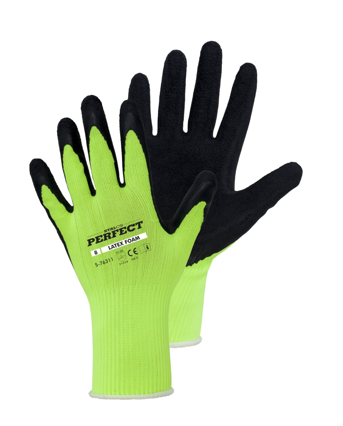 Rękawice poliestrowe Latex Foam 9 STALCO PERFECT - Wysoka jakość! Rękawice poliestrowe Latex Foam 9 STALCO PERFECT - Wysoka jakość!