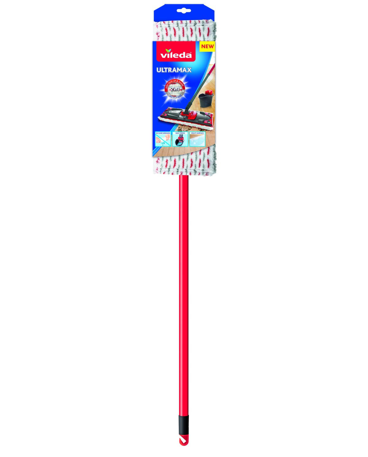 VILEDA mop płaski ULTRAMAX NEW - skuteczne sprzątanie 155741 VILEDA mop płaski ULTRAMAX NEW - skuteczne sprzątanie 155741