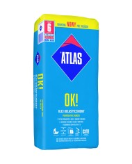 ATLAS OK! Klej Uelastyczniony do Płytek 25 KG - Wysoka Jakość ATLAS OK! Klej Uelastyczniony do Płytek 25 KG - Wysoka Jakość
