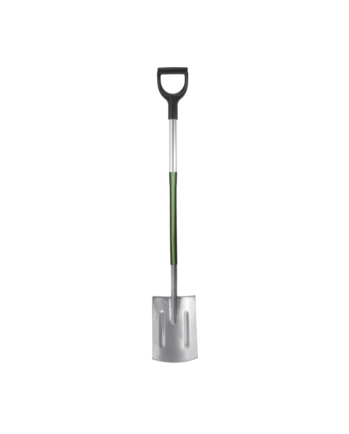 STALCO Szpadel Prosty Hartowany z Metalowym Trzonem i Pochwytem PVC