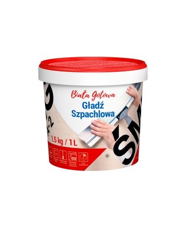 MEGARON Biała zaprawa szpachlowa ŚMIG A-2 PREMIUM 1,5 kg - Kup teraz! MEGARON Biała zaprawa szpachlowa ŚMIG A-2 PREMIUM 1,5 kg - Kup teraz!