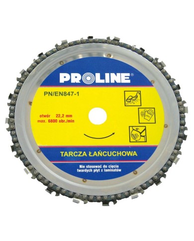 Tarcza łańcuchowa do drewna 125mm Proline - Wysoka jakość! Tarcza łańcuchowa do drewna 125mm Proline - Wysoka jakość!