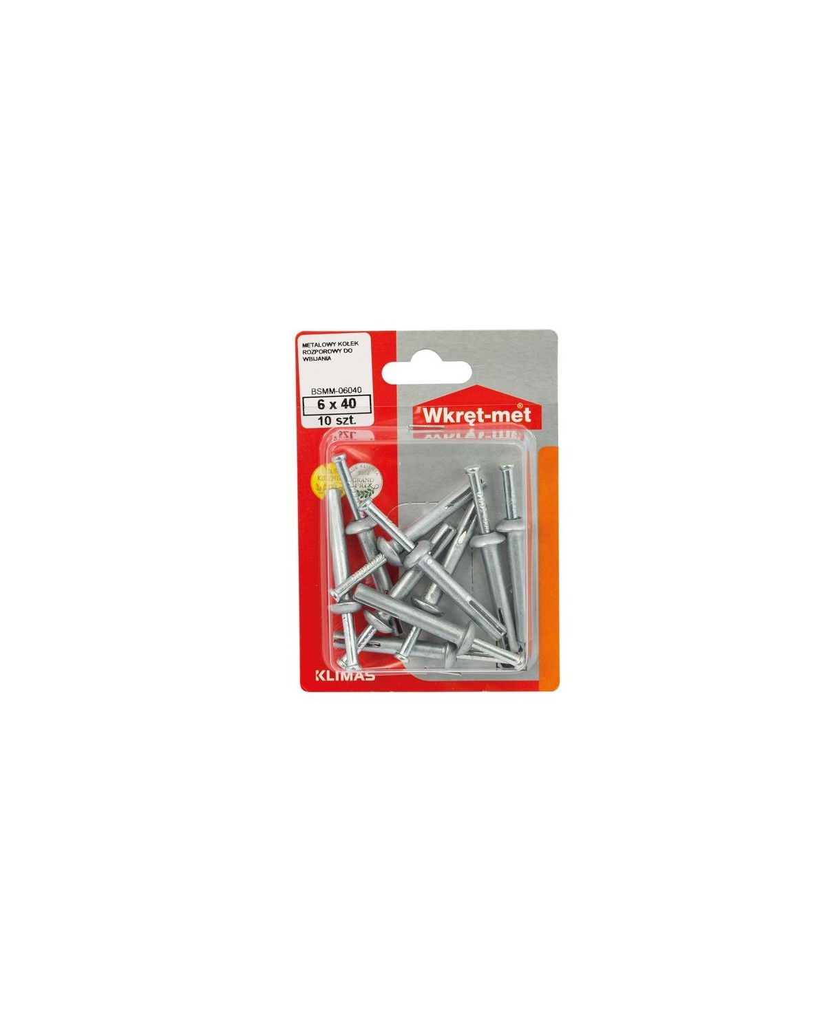 WKRĘT-MET Kołki Rozporowe 6x40 mm - SMM-06040 | Najlepsza Jakość WKRĘT-MET Kołki Rozporowe 6x40 mm - SMM-06040 | Najlepsza Jakość