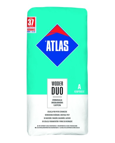 Hydroizolacja Woder Duo 24 kg ATLAS - Komponent A do skutecznej ochrony Hydroizolacja Woder Duo 24 kg ATLAS - Komponent A do skutecznej ochrony