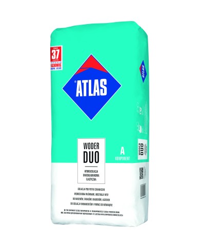 Hydroizolacja Woder Duo 24 kg ATLAS - Komponent A do skutecznej ochrony Hydroizolacja Woder Duo 24 kg ATLAS - Komponent A do skutecznej ochrony