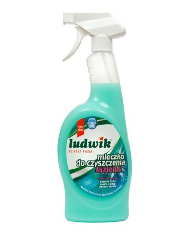 LUDWIK 750ml Mleczko do Czyszczenia Łazienki - Spray LUDWIK 750ml Mleczko do Czyszczenia Łazienki - Spray
