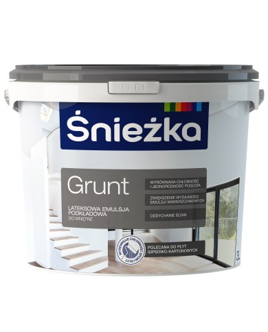 Grunt-Śnieżka Biały 3L - Wysokiej Jakości Grunt do Malowania Grunt-Śnieżka Biały 3L - Wysokiej Jakości Grunt do Malowania