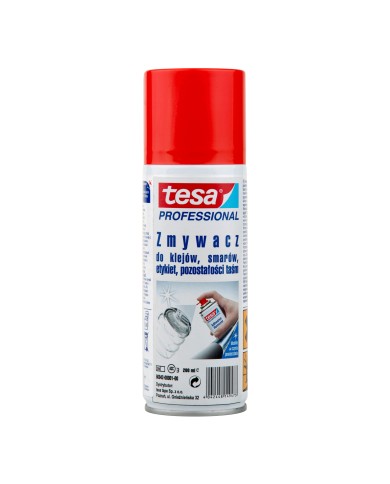 Zmywacz w sprayu TESA 200 ml - skuteczne usuwanie klejów i etykiet Zmywacz w sprayu TESA 200 ml - skuteczne usuwanie klejów i etykiet