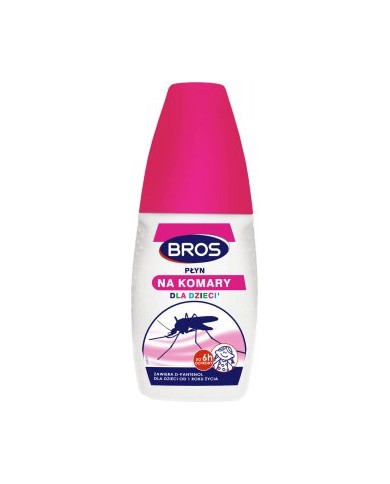 BROS - Płyn na komary dla dzieci 50ml | Skuteczna ochrona BROS - Płyn na komary dla dzieci 50ml | Skuteczna ochrona