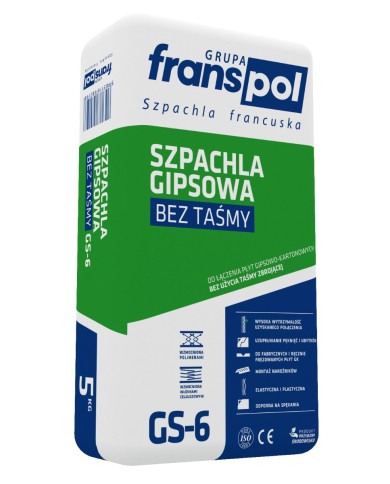 Szpachla gipsowa 5 kg Specjal FRANS-POL - Wysoka jakość i wydajność Szpachla gipsowa 5 kg Specjal FRANS-POL - Wysoka jakość i wydajność