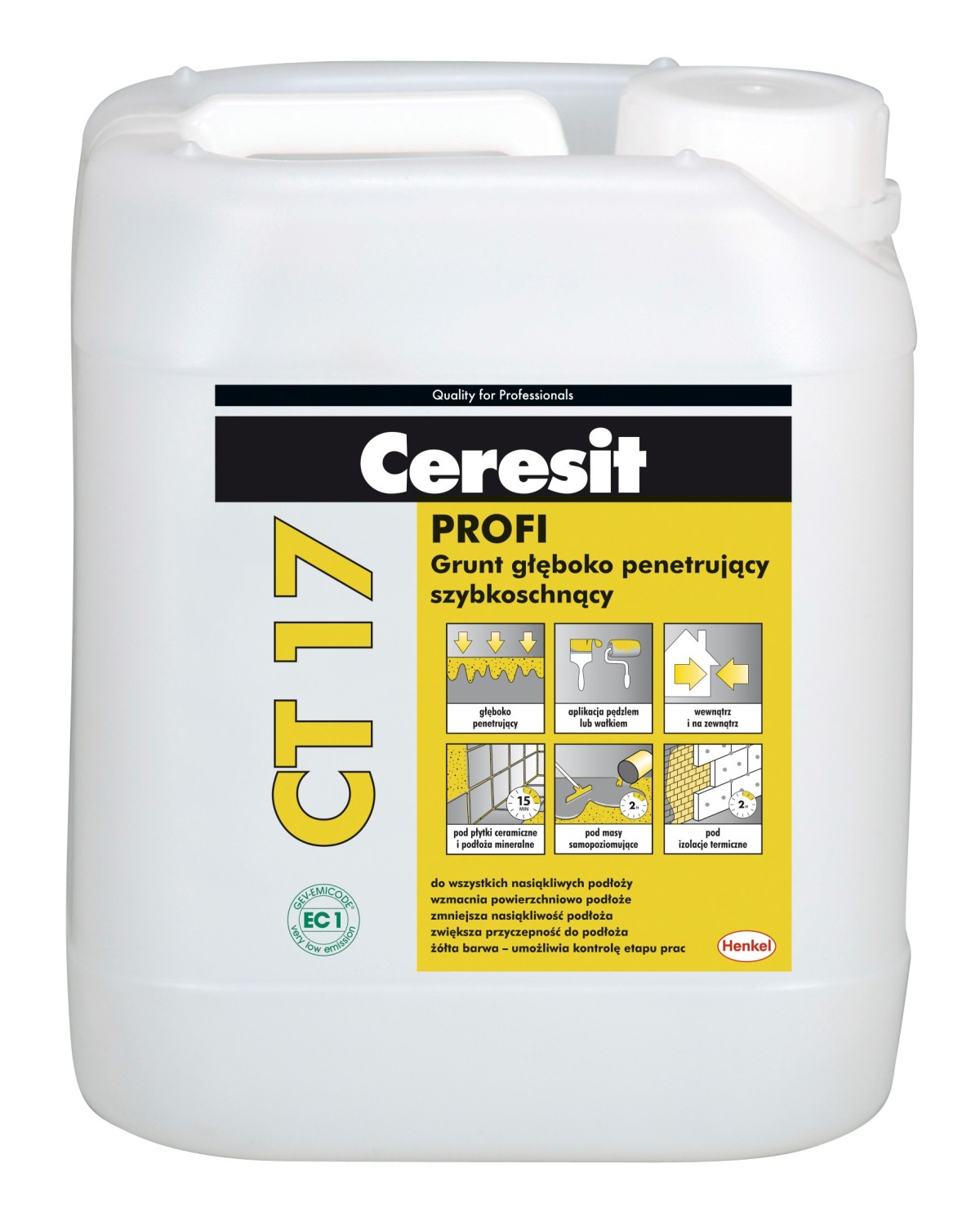 Henkel CT17 Grunt bezrozpuszczalnika 5l - Wysoka jakość i wydajność Henkel CT17 Grunt bezrozpuszczalnika 5l - Wysoka jakość i wydajność