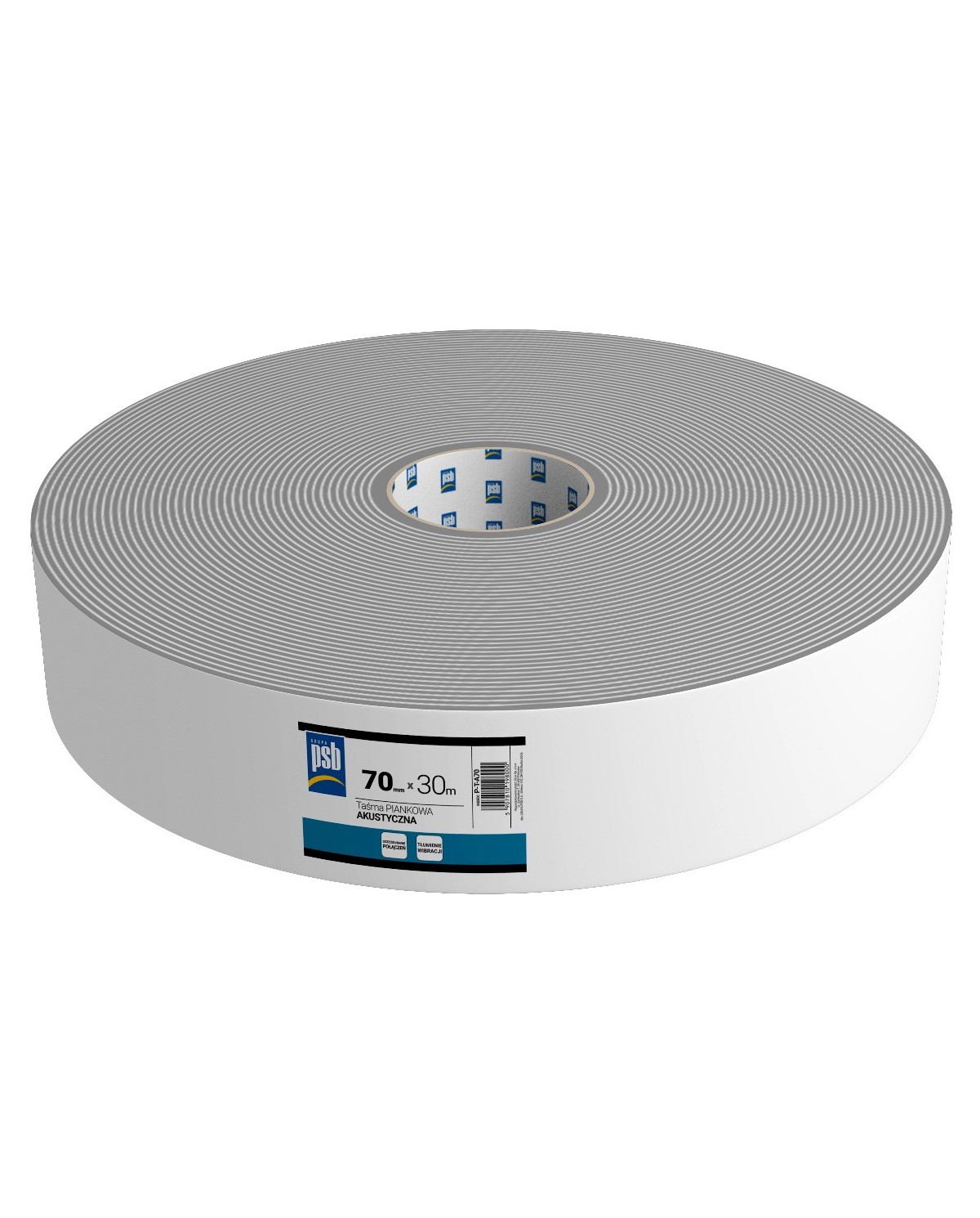 Taśma piankowa akustyczna 70mm x 30m - Izolacja dźwiękowa